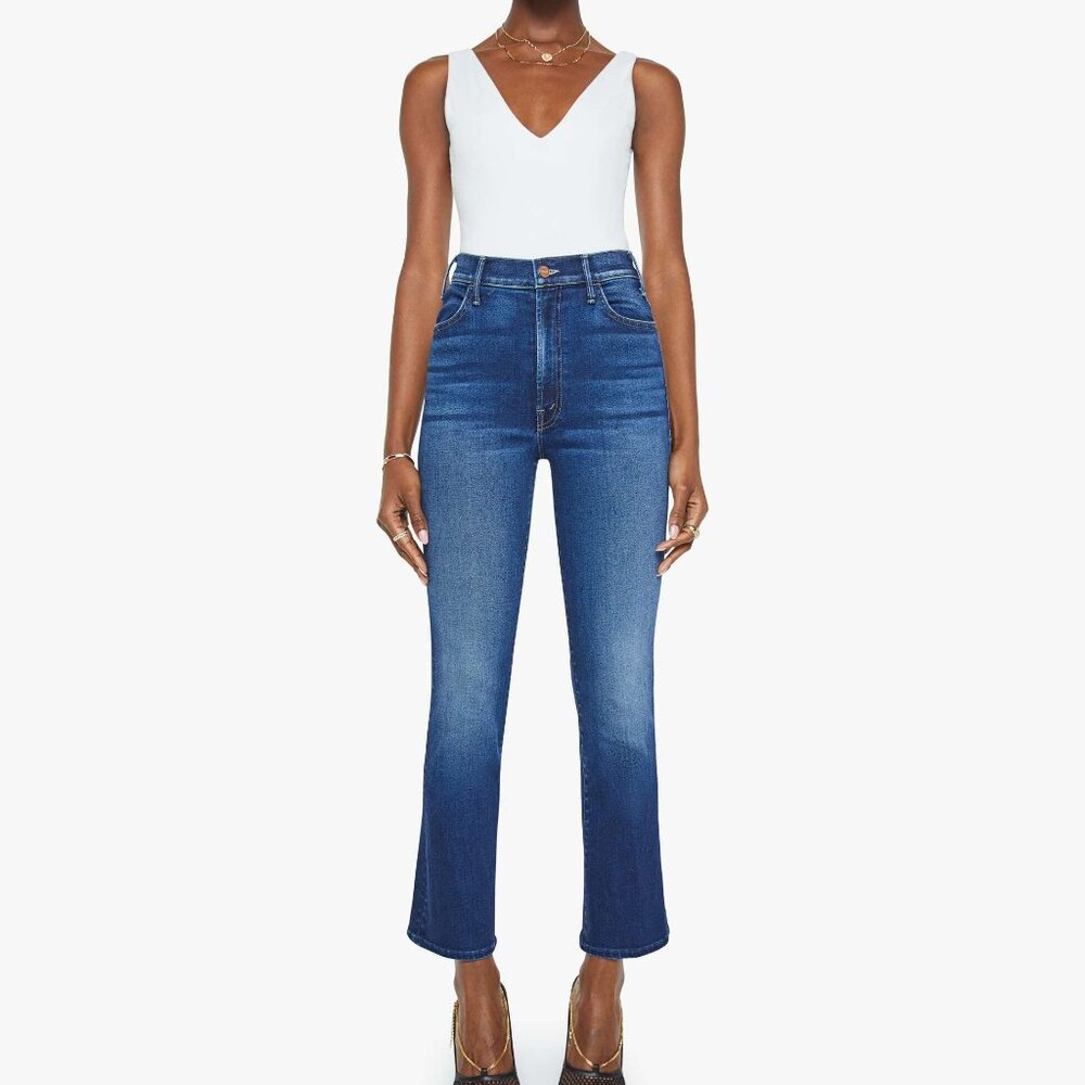 NEW MOTHER jeans! The Hustler Ankle in Taking Chances